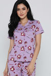 Zivame Toy Story Knit Cotton Pyjama Set - Orchid Bloom — thumbnail 5